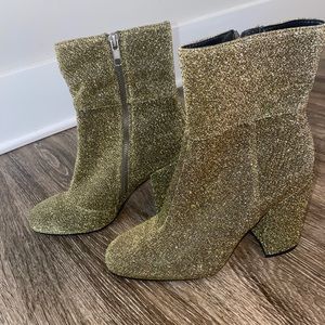 Steve Madden Glitter Ankle Boots